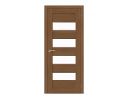 Дверное полотно Unidoors FM04-ECO ПВДЧ (МДФ/сонома) 2000x600