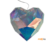 Светильник декоративный Uniel Сердце на батарейках 3AA (не в/к). 100 светодиодов. Белый свет. Цвет корпуса радужный. ULD-R511 3АА HEART