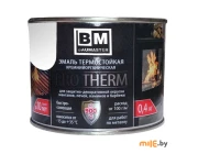 Эмаль Baumaster термостойкая синяя (5005) до 200°С, 0,4 кг