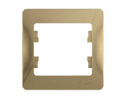 Рамка для розетки или выключателя Schneider Electric Glossa GSL000401 (титан)