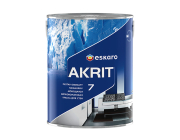 Моющая шелково-матовая краска для стен Eskaro Akrit 7 TR (Акрит 7 TR) 2,7 л