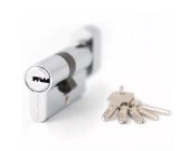Механизм цилиндровый Palladium 80 C BK CP (хром)