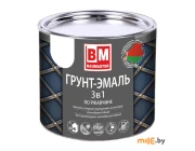 Грунт-эмаль по ржавчине Baumaster 3в1 RAL8017 темно-коричневый 1,6 кг