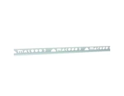 Угол для плитки наружный Mak 011 7 мм х 2,5 м светло-серый