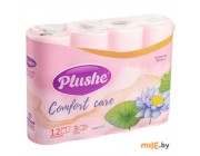 Туалетная бумага Plushe Comfort care water lily (12 шт.)