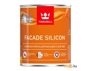 Краска фасадная под колеровку Tikkurila Facade Silicon база C глубокоматовая 0,9 л
