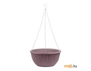 Кашпо с металлическим подвесом La Decoro Верде (пыльная роза) 6 л