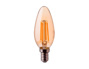 Лампа светодиодная VT-1955, SKU-7113, 4 Вт., Е14, 220В, 50 Гц, 2200К