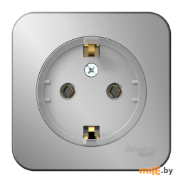 Розетка Schneider Electric Blanca BLNRA110113 (алюминий)
