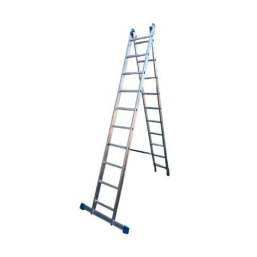 Лестница LadderBel алюминиевая 2-секционная 2x8 LS208