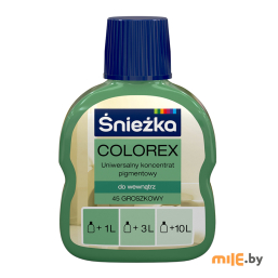 Колеровочная краска Sniezka Colorex № 45 0,1 л (салатовый)