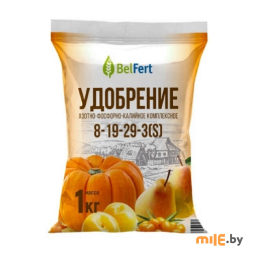 Комплексное Азотно-Фосфорно-Калийное удобрение BelFert марки 8-19-29, 1 кг