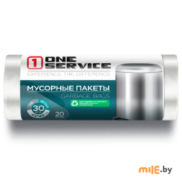 Пакеты для мусора OneService HD 20 л (30 шт.)