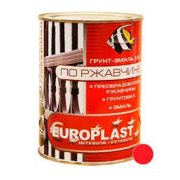 Грунт-эмаль по ржавчине Euroclass красная 0,9 кг