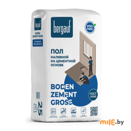 Ровнитель на цементной основе Bergauf Boden Zement Gross 25 кг