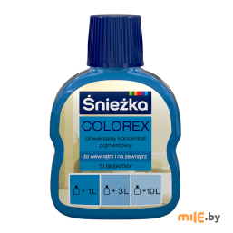 Колеровочная краска Sniezka Colorex № 51 0,1 л (голубой)