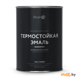 Эмаль Elcon Термостойкая 700 градусов матовая (красно-коричневый) 0,8 кг