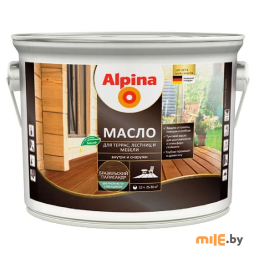 Масло для террас, лестниц и мебели Alpina (бразильский палисандр) 2,5 л