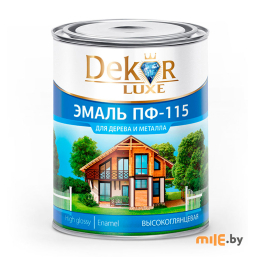 Эмаль ПФ-115 Dekor желтая 0,8 кг
