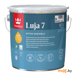 Краска акрилатная Tikkurila Luja (Луя) 7 База А 2,7 л матовая