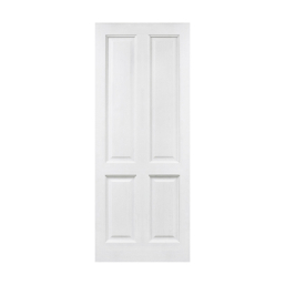 Дверное полотно ПМЦ M15 (массив, белый) 2000x800