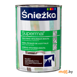 Эмаль Sniezka Supermal глянцевая 0,8 л (коричнево-шоколадный)