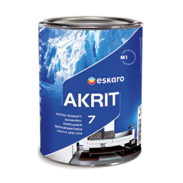 Краска моющая шелково-матовая для стен Eskaro Akrit 7 0,95 л