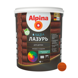 Лазурь Alpina Аква 0,9 л (махагон)