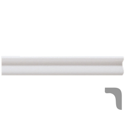 Плинтус потолочный Solid из вспененного полистирола С11/25 Белый 25х21х2000