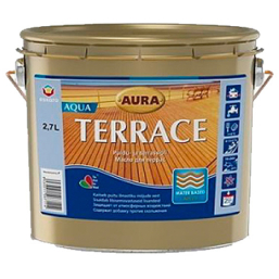 Масло для дерева Aura Wood Terrace Aqua 2,7 л (коричневый)