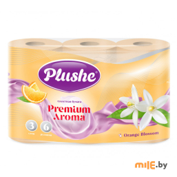 Туалетная Бумага Plushe Premium Aroma Orange Blossom (6 шт.)