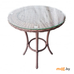 Стол кофейный круглый Aiko Rattan Deco 7034П (60 см)