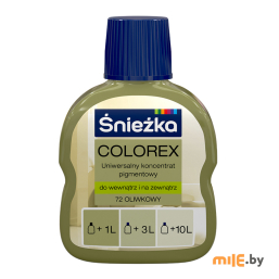 Колеровочная краска Sniezka Colorex № 72 0,1 л (оливковый)