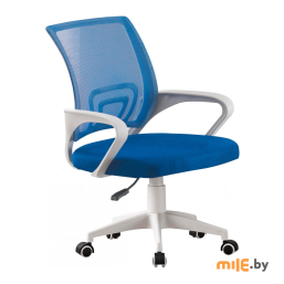 Кресло офисное Mio Tesoro Виола AF-C4021 (голубой, белый пластик)