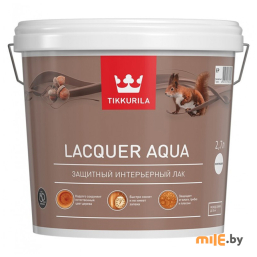 Лак Tikkurila Lacquer Aqua матовый 2,7 л (прозрачный)