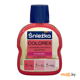 Колеровочная краска Sniezka Colorex № 23 0,1 л (красный)