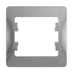 Рамка для розетки или выключателя Schneider Electric Glossa GSL000301 (алюминий)