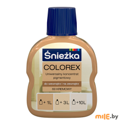 Колеровочная краска Sniezka Colorex № 60 0,1 л ( (кремовый оттенок)