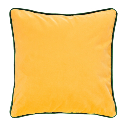 Декоративная подушка Moroshka Shangri La 40x40 см на потайной молнии (желтый/зеленый)