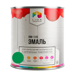Эмаль Lida ПФ-115 глянцевая 2 кг (салатовый)