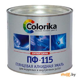 Эмаль ПФ-115 Colorika белая 1,9 кг