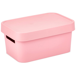 Коробка Curver Infiniti с крышкой 4,5 л розовая