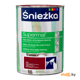 Эмаль Sniezka Supermal глянцевая 0,8 л (вишневый)