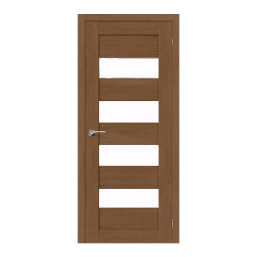 Дверное полотно Unidoors FM04-ECO ПВДЧ (МДФ/сонома) 2000x600