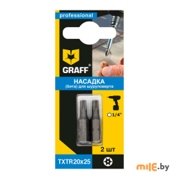 Бита TorxTR 20x25 мм (2шт.) GRAFF