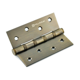 Петля PALLADIUM N 613-S-4" AB антик бронза левая