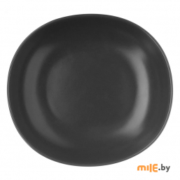 Тарелка суповая Billibarri Less Matt Dark Brown (500-371) 20 см