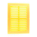Вентиляционная решетка Vents ДВ 125с желтый