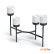 Подставка для комантных цветов Prosperplast Bloomie Stand IKD4L-S449 белый