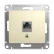 Розетка Schneider Electric Glossa GSL000281K RJ45 категория 5e бежевый